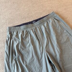 RHONE Men's Lightweight Athletic Pants Size XL Gray Drawstring